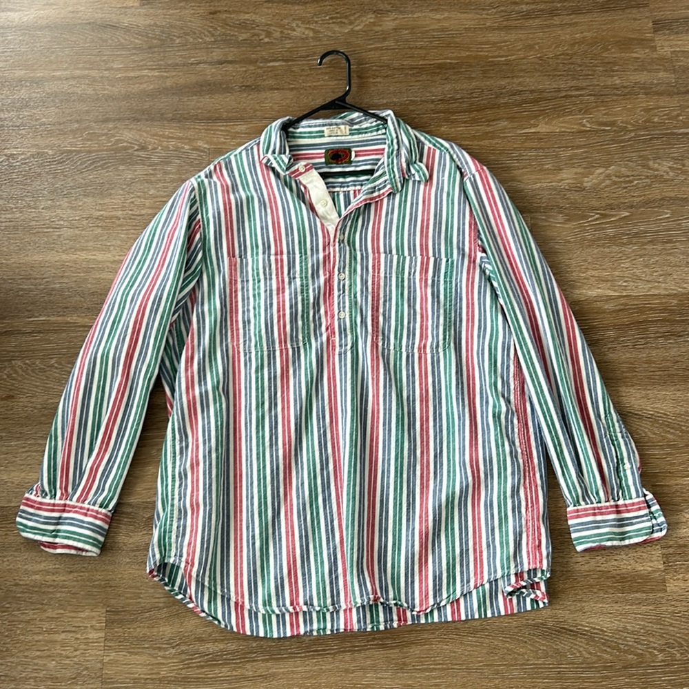 Vintage striped flannel
